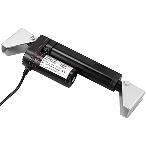 Justech 100Mm 4-Inch 1500N 330Lbs Linear Actuator Motor Heavy Duty Dc 12V For Car Rv Electric Door Opener Industrial Agricultural Machinery Clean Sweeping Vehicles Vessels Cargo Medical Window-Black #TOP3