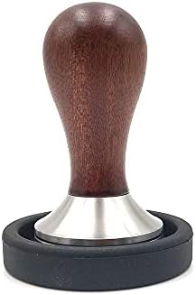 Boicafe Coffee Tamper 58mm, Espresso Hand Tamper 58mm,304 Stainless Steel Espresso Coffee Tamper 58mm with Mat