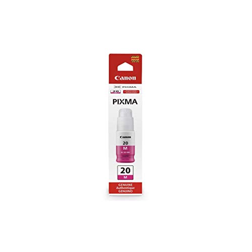 Image of Canon PIXMA G6020 All-in-One Supertank Wireless (Megatank) GI-20 Cyan Ink Bottle, Compatible to PIXMA G6020 GI-20 Magenta Ink Bottle, Compatible to PIXMA G6020
