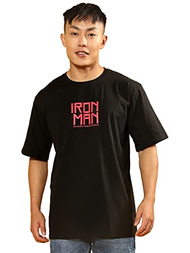 Image of Veirdo Men's Cotton Printed Oversized Fit T-Shirt