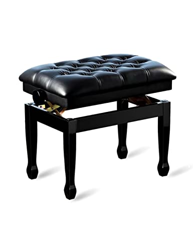 TEmkin Tabouret de Piano Banc de Piano avec Banc de Clavier en Cuir imperméable et Respirant Tabouret de Piano, Hauteur réglable de 10 cm, 60 x 40 x 50-60 cm - Les Beatles, Paul McCartney, John Lennon, RIngo Starr, George Harrison TEmkin Tabouret de Piano Banc de Piano avec Banc de Clavier en Cuir imperméable et Respirant Tabouret de Piano, Hauteur réglable de 10 cm, 60 x 40 x 50-60 cm