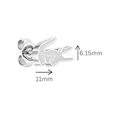 Lacoste Pendientes de botón para Mujer Colección CROCODILE...