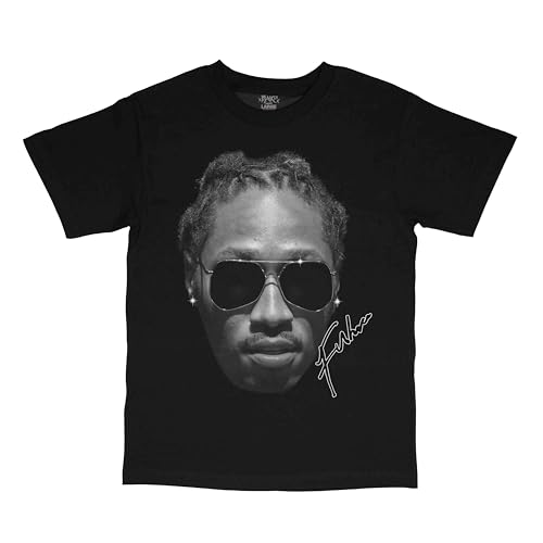 Future Rapper Face Streetwear Vintage Style T-Shirt Black