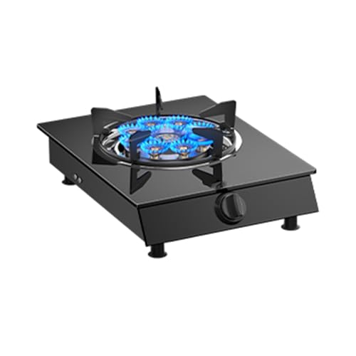 Cocina de sobremesa de un Solo Quemador, Estufa de Gas portátil for Exteriores, for Acampar, con protección contra fallas de Llama, for el hogar.(LGP)