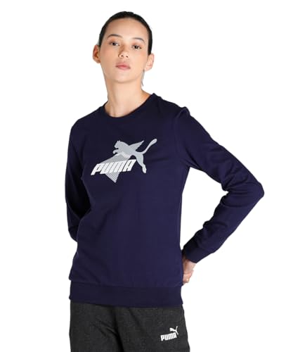Image of PUMA Women's Cotton Crew Neck Sweatshirt