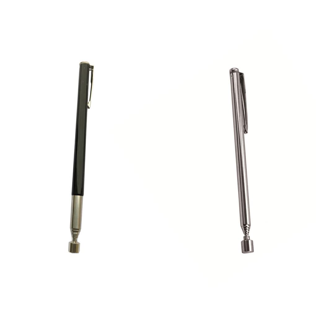 lmoikesz 2 stuks Mini Verstelbare Pickup Tool Draagbare Long Reach Bouten Schroeven Pick up Stick Handheld Staaf Houtbewerking Handtool