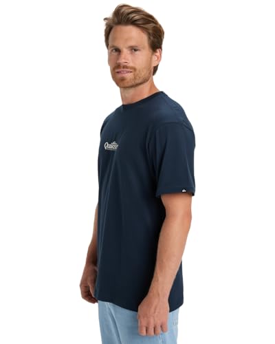 Quiksilver T-Shirt Manche Courtes Fineline SS Homme Noir L – vue 4