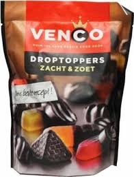 Venco Droptopper Sweet Soft Licorice Mix 8.9 Oz (Pack of 5)