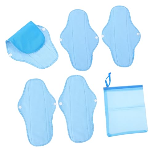 Gatuida Compresas Reutilizables para Mujer Almohadillas Menstruales Lavables con Pul y Microfibra Absorbente Suaves y Prácticas para Higiene Femenina Diaria
