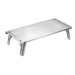 キャンピングムーン(CAMPING MOON) ソロキッチン エスビット用 ソロテーブル オールステンレス製 収納バッ..." 