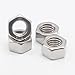 Metric M12 Hex Nuts, M12-1.75mm Stainless Steel Standard Metric Coarse Thread Hardware Nuts; 16pcs