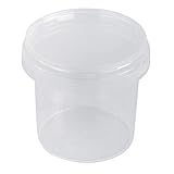 Promo Plastikdose klar, mit Deckel, 8,5cm ø, 8,5cm, 365ml, 5Stück