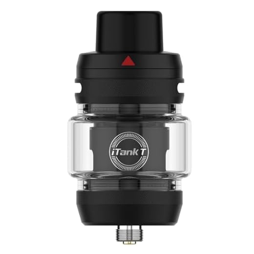 Vaporesso iTank T Zerstäuber-6ml Auto-Open Top Füllung Tank Fit Gti Mesh Spule (Gti 0.2 Ω,0.4Ω Spule) für GEN 200 /GEN 80S/Armour Max/GEN MAX/GEN SE Mod Vape Tank Kein Nikotin (Schwarz)