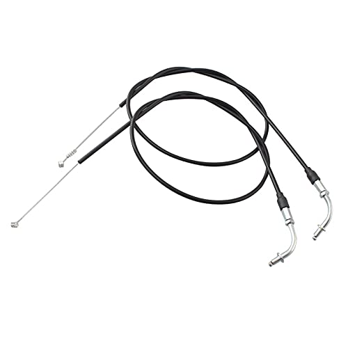 JCSUMRID 59" Stainless Steel Motorcycle Throttle And Idle Cable - View #10