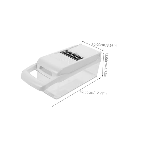 Cortadora y ralladora de verduras 3 en 1 con mango ergonómico miniatura 2