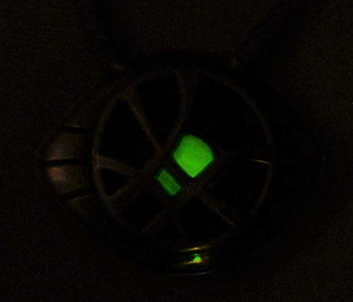 HUAWELL 2 Piece Dr Cosplay Costume Strange Necklace Eye of Agamotto Costume Prop Stone Pendant Glow in The Dark by HUAWELL - Image 5