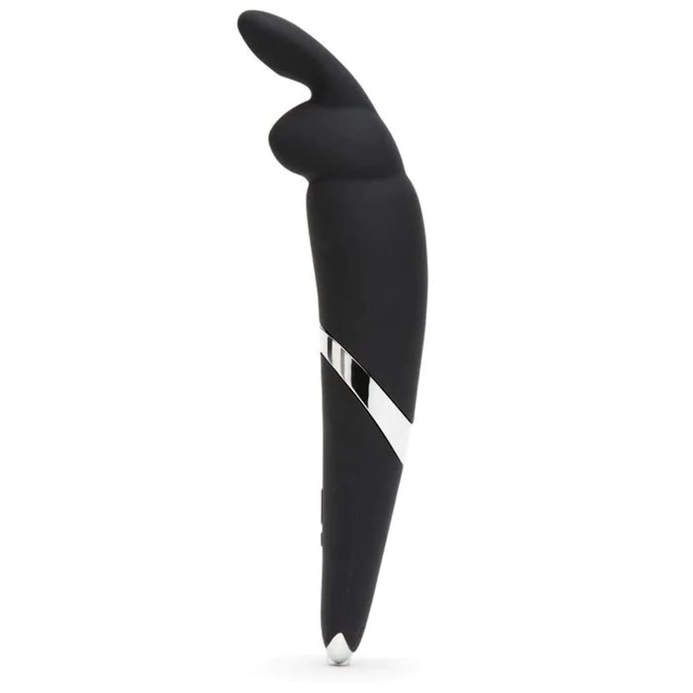 Happy Rabbit Silicone Wand Vibrator, Waterproof Rechargeable 30 Function- Black - 400 Gr