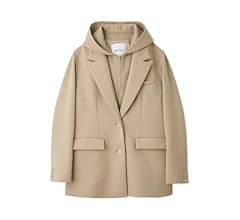 Mila Owen フードドッキングシングルブレストジャケット ブラック Mila Owen（ミラオーウェン）の「フードドッキングシングル