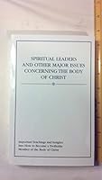Spiritual leaders and other major issues concerning the body of Christ 0739200305 Book Cover