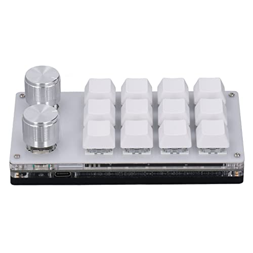 Clavier mécanique 12 touches programmable USB compact pour jeu et bureau - 2