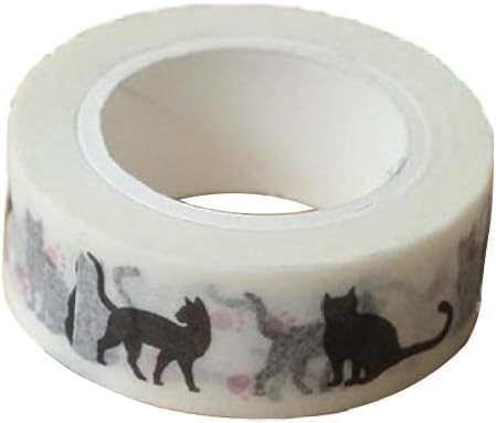 WLSuDHoncc L 킢aLƃ}XLOe[v - 1.5cm*10m (2pbN) DIYXNbvubNA|Avi[p