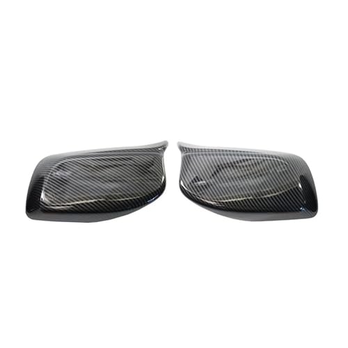 Coques Rétroviseurs BMW E60 Remplacement Coque Rayée Style Carbone Paire