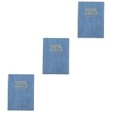Bloc-notes agenda - 📚📚【planificateur quotidien hebdomadaire】 avec petite taille et son poids léger, vous pouvez facilement et commodément transporter ce bloc-notes de planification. carnets mensuels hebdomadaires de planificateur 2025