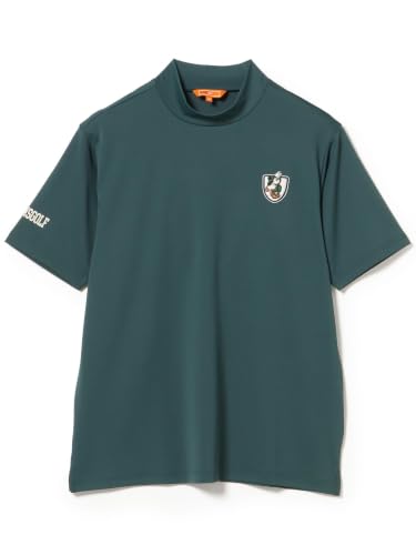 [ビームスゴルフ] S/Sスウェット ミッキーマウス バックプリント モックネックシャツ(吸水速乾) メンズ GREEN M