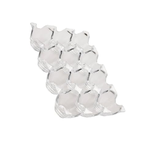 ANDRESLAD Contenitore Portaoggetti - Custodia in Acrilico Collision Supporto per Frigorifero a 12 Griglie Salvafreschezza