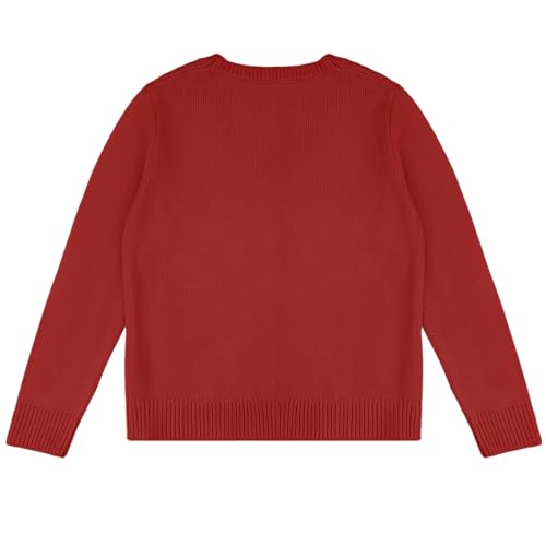 Girls' Cardigan Sweater Long Sleeve Button Down Knit Sweater with Pockets School Uniform Outerwear 4-13 Years2