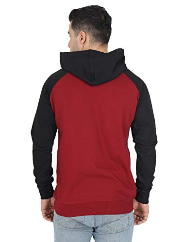 Image of Veirdo Men's Regular Fit Cotton Sweatshirt Hoodie - Multicolor
