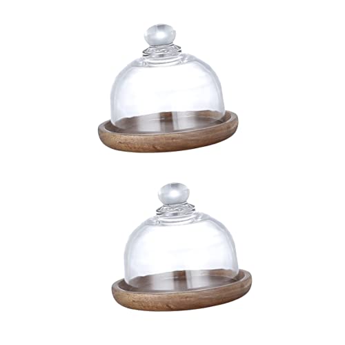 UPKOCH 6 Ensembles Décorations De Bougies Centrales À Chocolat X Apéritifs Décoration De Serveur Cuake Biscuit De Mariée Servant des Biscuits Gâteau Desserts en Bois pour