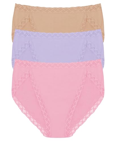 Image of Natori Women's Pima Bliss French Cut Briefs 3 Pack