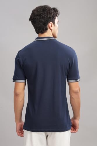 Image of ADRO Polo T Shirt for Men | Black Polo T-Shirt | 100% Cotton Polo Tshirt | Regular Fit Polo| Available in Plus Size Polo