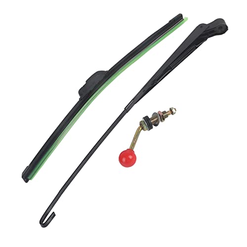 Scheibenwischer Manuell, Scheibenwischer Adapter, Dioche UTV Manuelles Handbetätigtes Scheibenwischerblatt Universal Ersatzkit