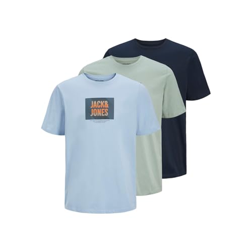 T-shirt Jack & Jones Jjhudson lot de 3 vêtements homme pour week-end et détente