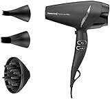 secador de pelo gama potenza 3d keration Rejilla de Cerámica - Para distribuir el calor uniformemente y la rejilla trasera del secador es desmontable para que sea fácil de limpiar; cable profesional de 3 m y práctico gancho para colgar