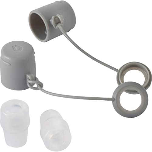 Salomon Soft Valve Cover, Valves Souples de Rechange Avec 2 Buchons de Protections, Compatible avec la Gourde Souple Salomon, Lot de 2