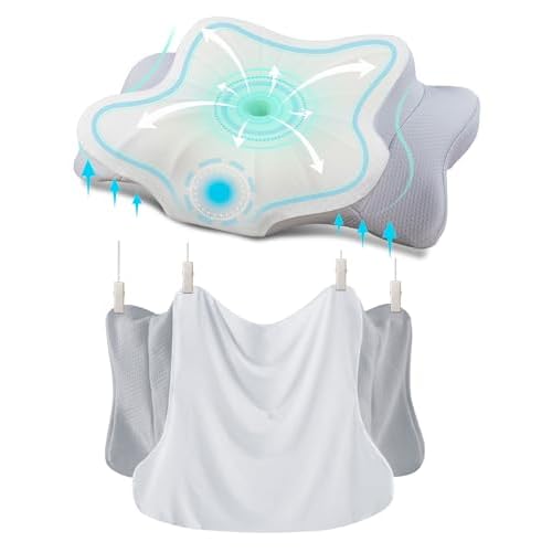 DONAMA JK79 Cervical Pillow with Replacement Pillowcase(King Size)
