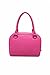 ED HARDY Women’s Embossed Skull Satchel Handbag with Top Handles & Detachable Crossbody Strap – Vegan Leather (Hot Pink Studded)