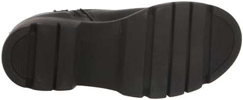 Steve Madden Women's Colletta Ankle Boot, Black Leather, 7.5 | Image 3