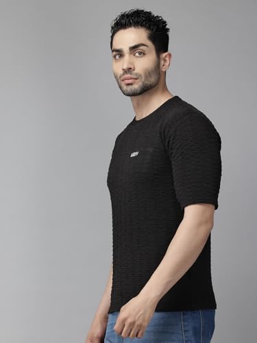 Image of TICOSS Men's Polyester Regular Fit T-Shirt
