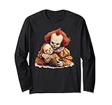 Photo Gallery clown duo halloween fun maglia a manica Photo Gallery clown duo halloween fun maglia a manica