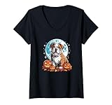 Photo Gallery donna halloween english bulldog zucca bulldogs maglietta con collo a v Photo Gallery donna halloween english bulldog zucca bulldogs maglietta con collo a v