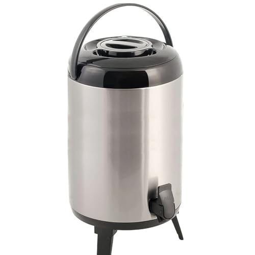 Getränkespender 2,8L, für heißes und kaltes Getränke, tropffreier Zapfhahn Heiß- und...
