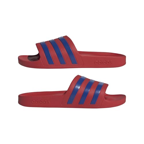adidas Unisex Adilette Aqua Slides, better scarlet/team royal blue/better scarlet, 40.5 EU – Ansicht 6