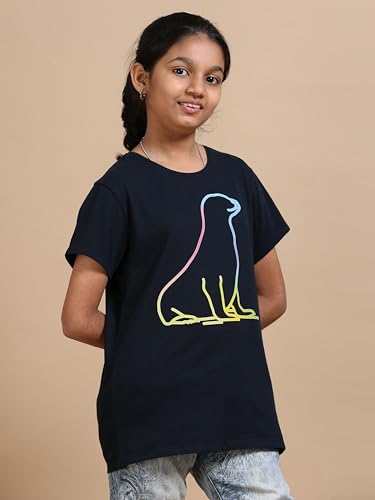 Image of Girls T-Shirt | Red Label Compact Cotton