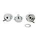 ChiButtons Round 37mm (1 1/2") Interchangeable Die Mould for Badge Button Maker S1, B400 (with Free Parts) Metric System