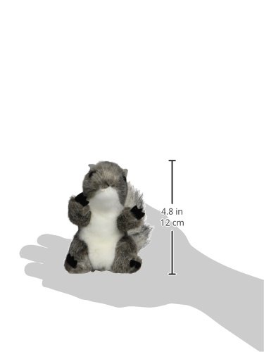 Folkmanis Mini Gray Squirrel Finger Puppet, 1 EA - Image 4