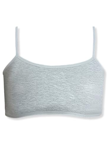 DChica Girls Cotton Tranning Bra | Single Front Layer Adjustable Straps Training Bra for Teenagers | Solid Crop Cami Bralette - Assorted Pack of 103